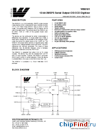 Datasheet XWM8181CDW manufacturer Wolfson