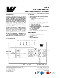 Datasheet XWM8728EDS manufacturer Wolfson