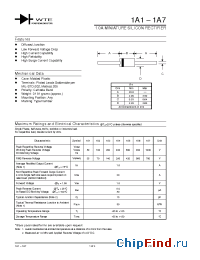 Datasheet 1A5-T3 manufacturer WTE