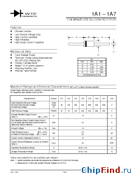 Datasheet 1A5-TB manufacturer WTE