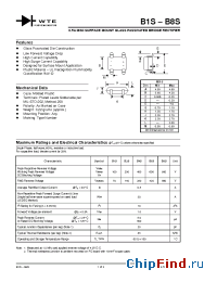 Datasheet B2S-T3 производства WTE