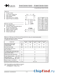 Datasheet B80C5000 manufacturer WTE