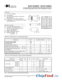 Datasheet BAT42WS-T3 manufacturer WTE