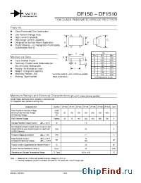 Datasheet DF150 manufacturer WTE