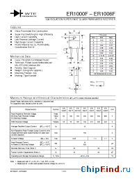 Datasheet ER1000F manufacturer WTE