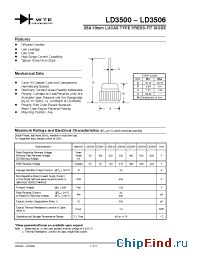 Datasheet LD3503 manufacturer WTE