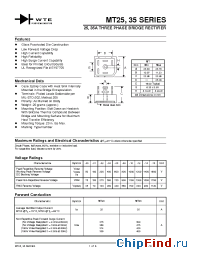 Datasheet MT2502 manufacturer WTE