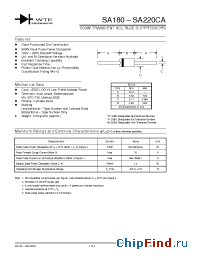 Datasheet SA210CA manufacturer WTE