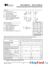 Datasheet SD1004CS-T3 manufacturer WTE