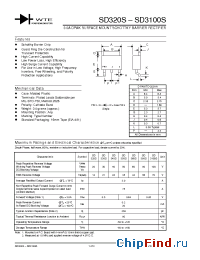 Datasheet SD3100S-T3 manufacturer WTE