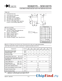 Datasheet SD81000YST3- manufacturer WTE