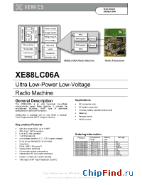 Datasheet XE88LC06AMI000 manufacturer Xecom