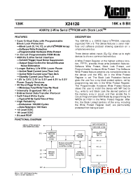 Datasheet X24128PI manufacturer Xicor