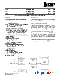 Datasheet X25324S8I-1.8 производства Xicor
