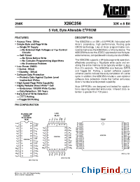 Datasheet X28C256TM-25 производства Xicor