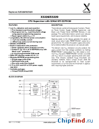 Datasheet X5328-2.7 manufacturer Xicor