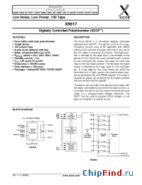 Datasheet X9317L-2.7 manufacturer Xicor