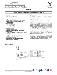 Datasheet X9428WP-2.7 manufacturer Xicor
