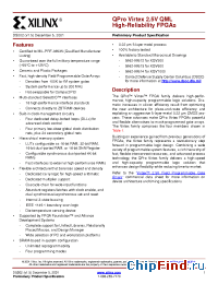 Datasheet 5962-9957301NNC manufacturer Xilinx