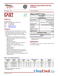 Datasheet C8259A manufacturer Xilinx