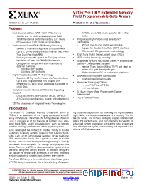 Datasheet Virtex-E_Extended_Memory manufacturer Xilinx