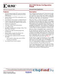 Datasheet XC17V01SO20I manufacturer Xilinx