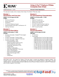 Datasheet XC2VP100 manufacturer Xilinx