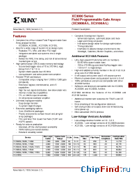Datasheet XC3030A-6VQ64C manufacturer Xilinx