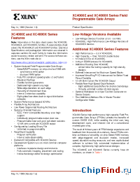 Datasheet XC4002XL-1I manufacturer Xilinx