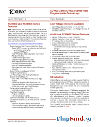 Datasheet XC4010XL-6TQ176C manufacturer Xilinx