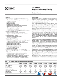 Datasheet XC4013E-5VQ240C manufacturer Xilinx