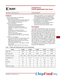 Datasheet XC5200-3PG191C manufacturer Xilinx