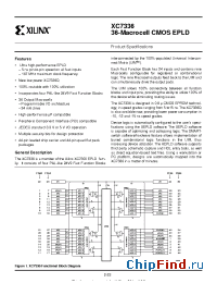 Datasheet XC7336-15 manufacturer Xilinx