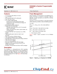 Datasheet XC95288-10HQ208C manufacturer Xilinx