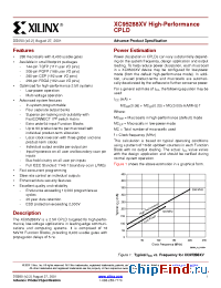 Datasheet XC95288XV-10CS280I manufacturer Xilinx