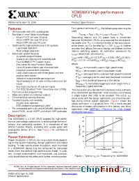 Datasheet XC9536XV-7PC44C manufacturer Xilinx