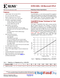 Datasheet XCR3128XL-6CS144I manufacturer Xilinx