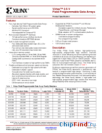 Datasheet XCV200-6HQ240I manufacturer Xilinx