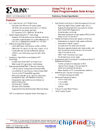 Datasheet XCV600E-8HQ240I manufacturer Xilinx