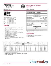 Datasheet XF-HDLC manufacturer Xilinx