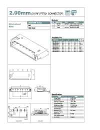 Datasheet 20015WR-07A00 manufacturer YEONHO
