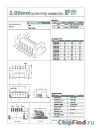 Datasheet 20037WR-02A00 manufacturer YEONHO