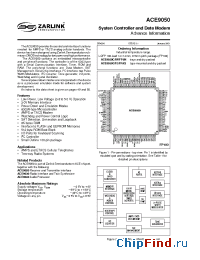 Datasheet ACE9050CFP8Q manufacturer Zarlink