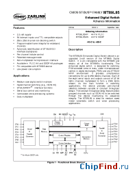 Datasheet MT89L85APR manufacturer Zarlink