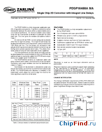 Datasheet PDSP16488AACBR manufacturer Zarlink