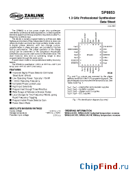 Datasheet SP8853AC manufacturer Zarlink