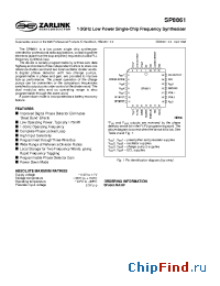 Datasheet SP8861HPTC manufacturer Zarlink