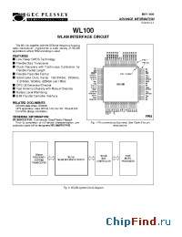 Datasheet WL100FP1R manufacturer Zarlink