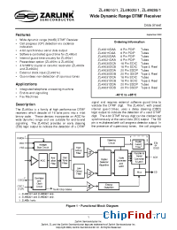 Datasheet ZL49031DDB manufacturer Zarlink