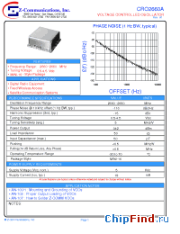 Datasheet CRO2660A manufacturer Z-Communications